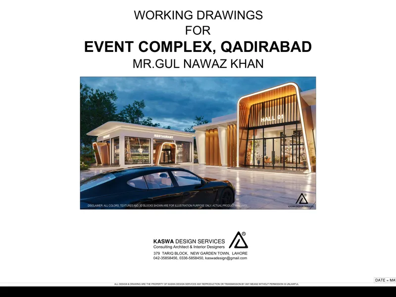 Architecture drawing sample
